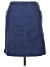 L.L.Bean Solid Blue Casual Skirt Size 16 (petite) - photo 2