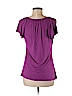 Apt. 9 100% Rayon Purple Short Sleeve Top Size M - photo 2