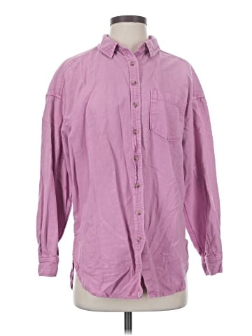 Pilcro Long Sleeve Button-Down Shirt (view 1)