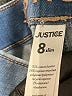 Justice Solid Blue Jeans Size 8 - photo 3