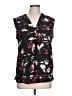 Halogen 100% Polyester Black Sleeveless Blouse Size L - photo 1