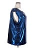 Torrid Metallic Blue Short Sleeve Top Size 2X Plus (2) - photo 4