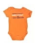 Walmart Orange Short Sleeve Onesie Size 0-3 mo - photo 1