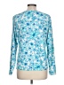 Lands' End Teal Long Sleeve Blouse Size L - photo 2