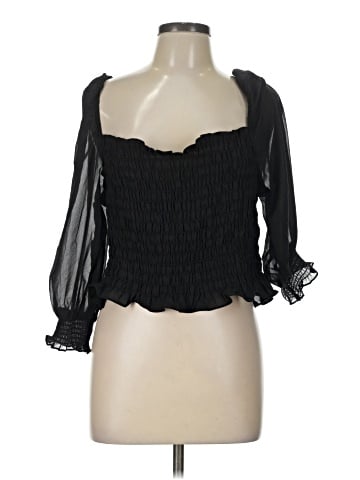 Divided by H&M 3/4 Sleeve Blouse (view 1)