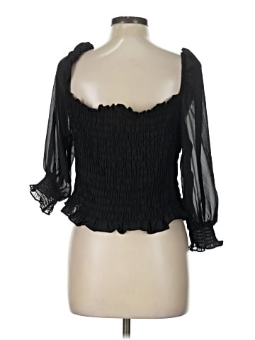 Divided by H&M 3/4 Sleeve Blouse (view 2)