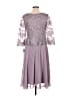 Alex Evenings 100% Polyester Gray Cocktail Dress Size 6 - photo 2