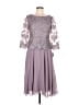 Alex Evenings 100% Polyester Gray Cocktail Dress Size 6 - photo 1