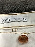 Zara Ivory White Jeans Size 4 - photo 4