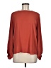 Ann Taylor LOFT 100% Polyester Red Long Sleeve Blouse Size M - photo 1