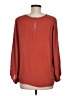 Ann Taylor LOFT 100% Polyester Red Long Sleeve Blouse Size M - photo 2