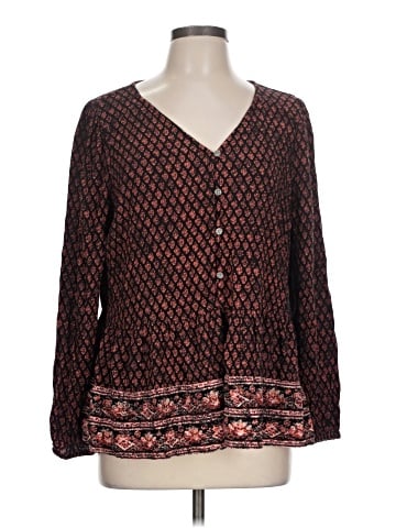 Style&Co Long Sleeve Blouse (view 1)