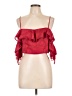 Free People 100% Polyester Red Sleeveless Blouse Size 12 - photo 1