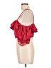 Free People 100% Polyester Red Sleeveless Blouse Size 12 - photo 5