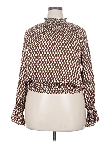 Worthington Long Sleeve Blouse (view 1)