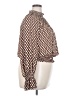 Worthington 100% Polyester Houndstooth Brown Long Sleeve Blouse Size XXL - photo 4