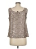 R&M Richards Silver Sleeveless Blouse Size 8 - photo 2