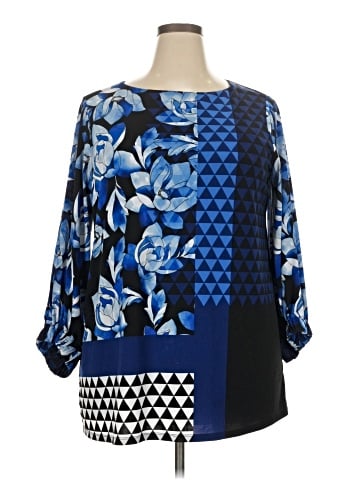 Alfani 3/4 Sleeve Blouse (view 1)