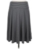 Talbots Chevron-herringbone Gray Casual Skirt Size M - photo 2
