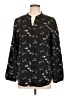 Ivanka Trump Floral Black Long Sleeve Blouse Size L - photo 1