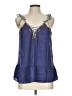 Jessica Simpson 100% Viscose Blue Sleeveless Blouse Size L - photo 1