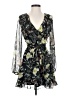 Forever 21 100% Polyester Floral Black Cocktail Dress Size S - photo 1