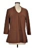 Draper's & Damon's Brown 3/4 Sleeve Top Size M - photo 1