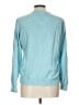 L.L.Bean 100% Cotton Polka Dots Teal Pullover Sweater Size L - photo 2