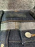 Uniqlo Chevron-herringbone Gray Blue Jeans Size 56 - photo 3