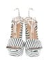 Chinese Laundry Stripes White Heels Size 7 1/2 - photo 2