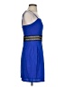 19 Cooper 100% Polyester Color Block Blue Cocktail Dress Size S - photo 4