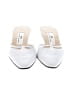 Etienne Aigner 100% Leather White Mule/Clog Size 7 1/2 - photo 2