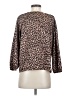Ann Taylor LOFT Animal Print Brown 3/4 Sleeve Blouse Size XS - photo 2