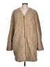 Uniqlo 100% Polyester Tan Coat Size L - photo 1