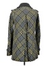 Free People 100% Cotton Argyle Gray Coat Size 0 - photo 2