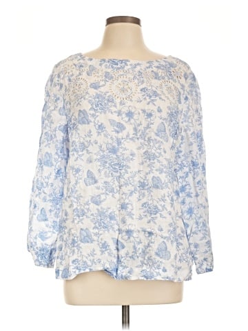 Charter Club 3/4 Sleeve Blouse (view 1)