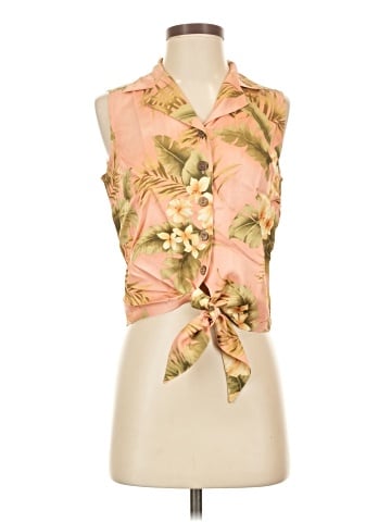 August Silk Sleeveless Silk Top (view 1)