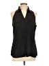 Express 100% Polyester Black Sleeveless Blouse Size L - photo 1