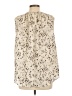 Simply Vera Vera Wang 100% Polyester Ivory Sleeveless Blouse Size L - photo 2