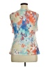 Coldwater Creek 100% Polyester Blue Sleeveless Blouse Size 16 - photo 2