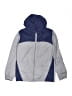 Columbia 100% Nylon Color Block Gray Blue Windbreaker Size 10 - 12 - photo 1