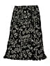 Worthington Print Black Casual Skirt Size L - photo 2