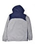 Columbia 100% Nylon Color Block Gray Blue Windbreaker Size 10 - 12 - photo 2