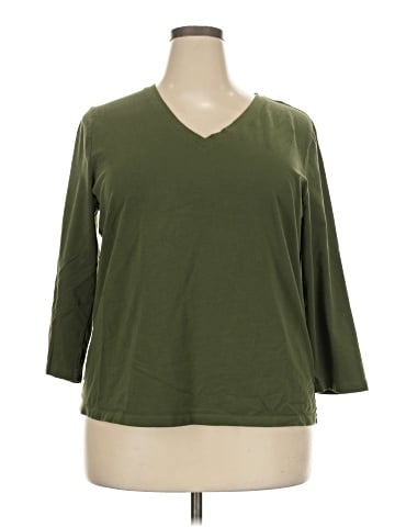 Chico's 3/4 Sleeve T-Shirt (view 1)
