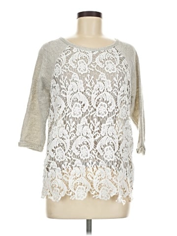 Dantelle 3/4 Sleeve T-Shirt (view 1)