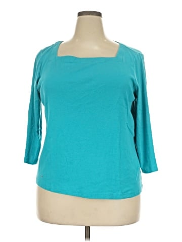 Chico's 3/4 Sleeve T-Shirt (view 1)