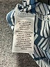 Liz Claiborne Chevron-herringbone Blue Short Sleeve Blouse Size L - photo 8
