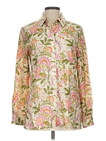 Leslie Fay Long Sleeve Blouse (view 1)