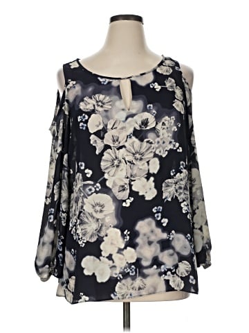 Rose + Olive 3/4 Sleeve T-Shirt (view 1)