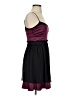 BCBGeneration Color Block Burgundy Cocktail Dress Size 4 - photo 4